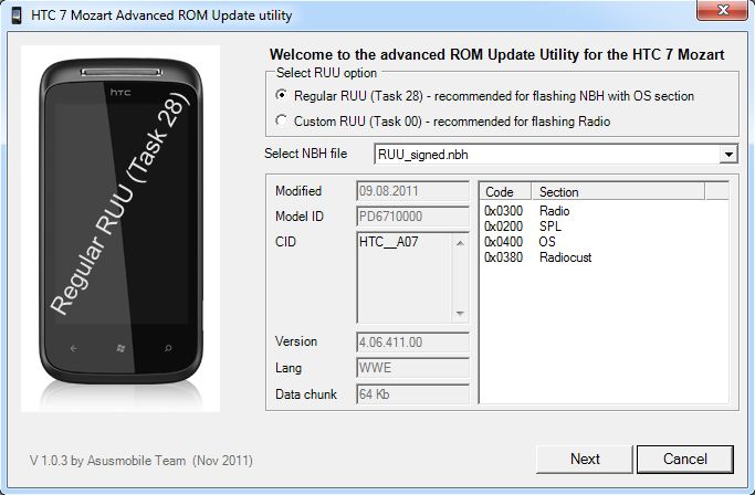 Pda Phone Rom Update Utility Htc Hd2